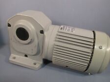 NISSEI CORP/GTR 3-PHASE INDUCTION MOTOR 0.75KW 220V 50:1 RATIO H2LM-32R-50-075 picture
