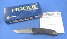 Hogue Deka Knife Tumbled Finish CPM 20CV Clip Point Black G-10 ABLE Lock 24279 picture