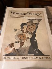 Antique Woman’s Weekly Magazine October 1918- Halloween Cover by Hazel Frazee picture
