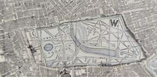 Vintage 1892 LONDON ENGLAND Map 22