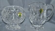 Waterford Crystal Lismore Footed Sugar & Creamer Set 9623180004 picture