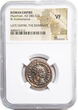 NGC VF Antoninianus of Maximian (AD286-310) NGC Ancients Certified Roman Bronze picture