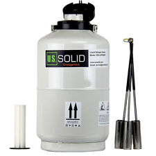 U.S. Solid 10L Cryogenic Container Liquid Nitrogen LN2 Tank picture