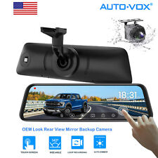 AUTO-VOX Rear View Mirror Monitor Touch Screen Backup Camera HD Car Recorder T9 picture
