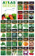 Atlas Vegetable Seeds Survival Garden Kit - Over 50,000 Seeds, 29 Varieties picture