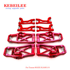 KEBEILEE CNC Alu Front&Rear Upper&Lower Arms kit for TRAXXAS 1/8 MAXX SLASH 8pcs picture
