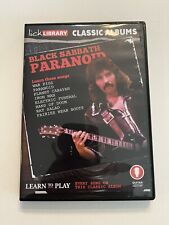 LICK LIBRARY Learn to Play BLACK SABBATH PARANOID CLASSIC ALBUMS Guitar DVD ROCK picture