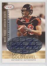 2006 SAGE Auto Gold Level /200 Mike Hass Mike Haas #A22 Rookie Auto RC picture