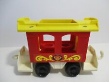Vintage 1973 Fisher Price Little People #991 Train Passenger Car picture