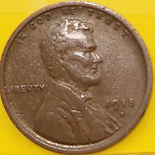 1918 S VF Lincoln Wheat Cent Copper Penny. Nice & Brown. Great Price.  picture