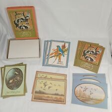 Vintage Idaho Wildlife Foundation 13 Greeting Cards & Envelopes & Box. 5 Designs picture