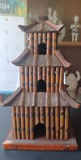 Antique Wooden Pagoda Statue (Short) picture