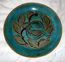 Mid-Century Modern ART POTTERY STUDIO POTTERY HAND PAINTED PLATE by Betty Boyce picture