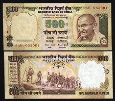 India 500 RUPEES P-93 A 2000 Millennium GANDHI Dandi March UNC INDIAN Money NOTE picture