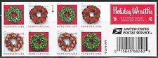 Mint US Holiday Wreaths Booklet Pane of 20 Forever Stamp Scott# 5427b (MNH) picture