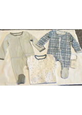 Baby Cloud Island 3-pack Sleepers size 3-6 Months New picture