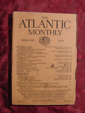ATLANTIC Magazine February 1924 Agnes Reppelier Parkhurst Whitney P H C Groves picture
