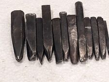 Vintage Tool Lot 12 Silversmiths Stamp Dies Jewelers Tools Misc Types Engrave picture