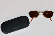 MATSUDA vintage metal frame glasses with sunglass clip case picture