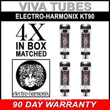 Brand New Current Matched Quad (4) Electro-Harmonix KT90 Vacuum Tubes picture