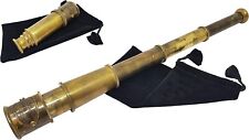 Vintage 1915 London Brass Maritime Antique Pirate Spyglass Telescope Functional picture