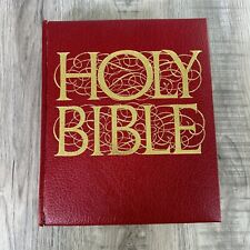Vintage Holy Bible, King James Version, Family Heritage Edition Font Large 11x9  picture