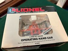 Lionel O Gauge Motorized Operating Workmen Hand Car 6-18401 NIB USA picture