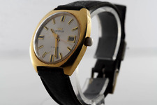 Vintage Westclox Gold Tone Wrist Watch 17 Jewels Original Strap Runs Great picture