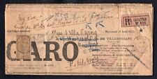 FRANCE 1920 Le Figaro Newspaper Sent Registered to USA, Rutland Vt RFD, Customs picture