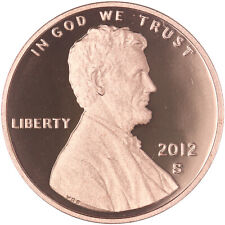 2012 S Lincoln Shield Cent Gem Deep Cameo Proof Penny picture