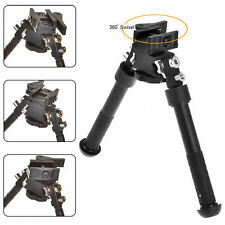 6.5-9 Inch Adjustable Rifle Bipod 360° Picatinny Rail Mount Sling Swivel Hunting picture