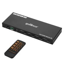 gofanco 4K 4x4 HDMI Matrix Switch – Up to 4K 60Hz (Matrix44HD2-BSC) picture