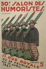1937 Original French Poster, « Salon des Humoristes » picture