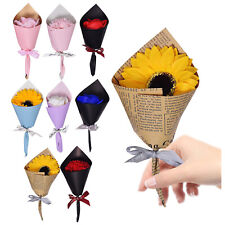 Mini Soap Flower Small Bouquet Decoration Artificial Flower Valentine's Day Gift picture