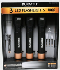 DURACELL 3 Pack Durabeam Ultra Variable Focus LED 1000 Lumens Flashlights picture
