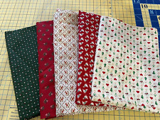 Vintage Tiny Print Christmas Fabric total 4 Yd 11 inches. Hallmark VIP Prints picture