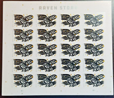 Mint US Raven Story Pane of 20 Forever Stamps Scott# 5620 (MNH) picture