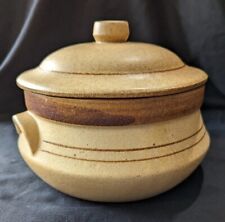 Vintage Pottery Craft USA 4 Qt Gourmet Ovenware Handcrafted Lidded Crock NWOT AJ picture