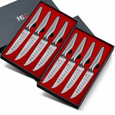 8Pcs TURWHO 5in Steak Knife German Stainless Steel Dinner Beef Cutlery Knives picture