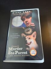 Disney's Murder She Purred (VHS, 1998, CLAMSHELL) Ricki Lake SUPER RARE OOP HTF picture