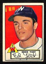 1952 Topps #123 Eddie Yost - Senators - EX+ Red Back picture