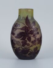Émile Gallé (1846-1904), France. Vase in art glass with purple foliage picture