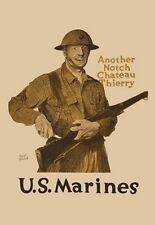 Another Notch, Chateau Thierry - US Marines by Adolph Treidler - Art Print picture