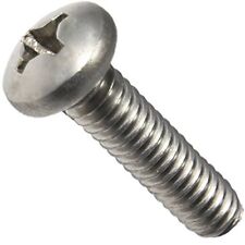 4-40 Machine Screws, Phillips Pan Head, Stainless Steel All Lengths Qty 100 picture