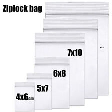 HEAVY DUTY 4 Mil Clear Zip Seal Bags Reclosable Top Lock Plastic Jewelry 4Mil picture