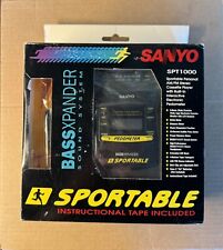 Vintage Sanyo Sportable SPT 1000 Walkman Type Radio Cassette Player. New In Box. picture
