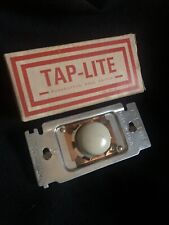 UNUSED Vtg Honeywell Ivory Tap-Lite Push Button Light Wall Switch picture