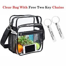 Heavy Duty Clear Transparent Backpack See Through Book-Bag Clear PVC Tote Pack picture