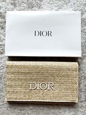 Authentic Christian Dior Raffia/Rattan Beauty Clutch Pouch Limited Edition 2023 picture