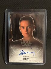 Star Wars The Force Awakens - Autograph by Daisy Ridley as Rey (REDEMPTION 2015) picture